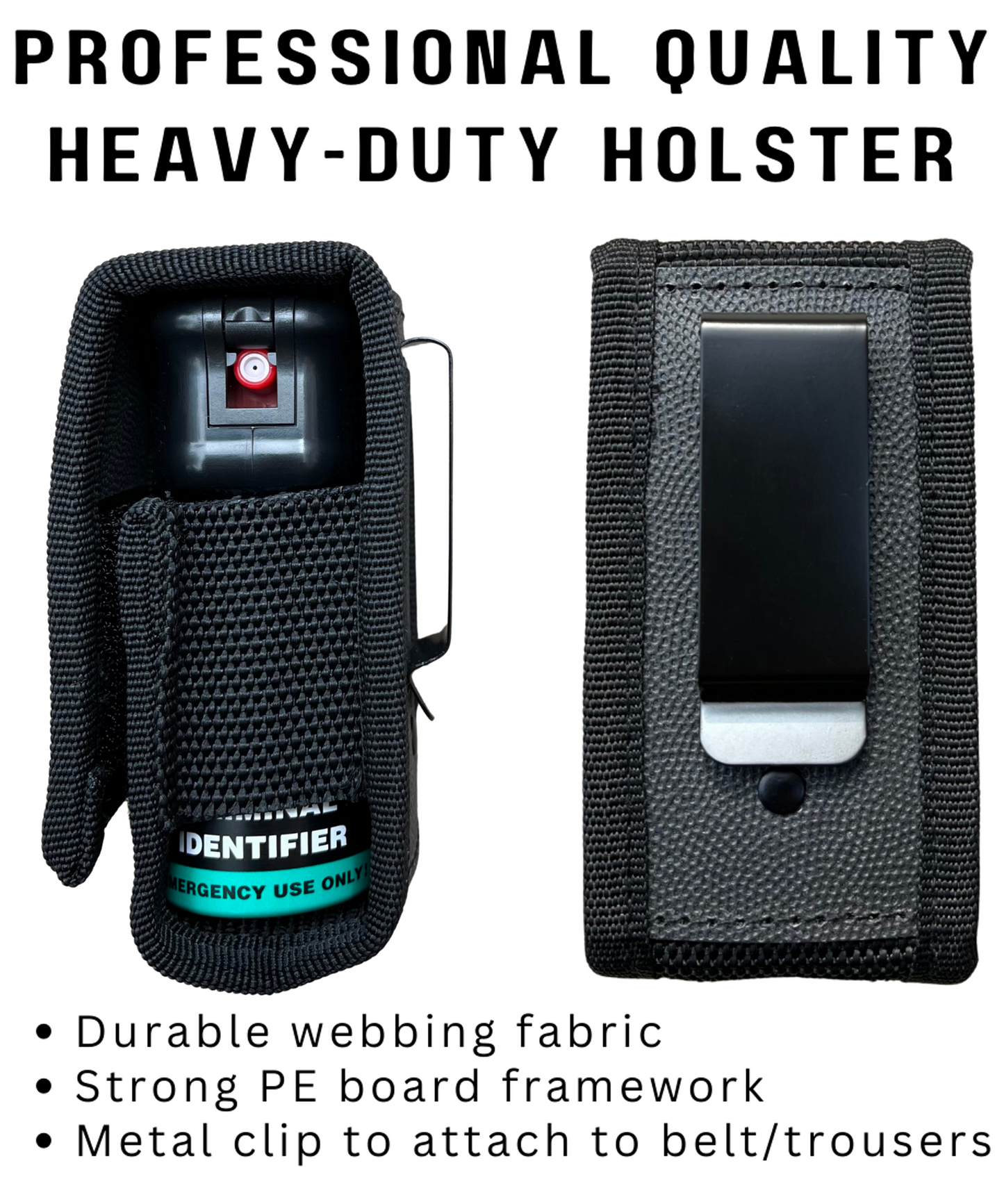 40mL 'Flip-Top' Farb-Gel-Spray with Heavy-Duty Holster